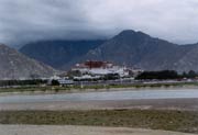 Looking at the Potala Palace from distance